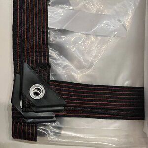 Tarp - Clear Heavy Duty Waterproof Tarp 2x3 w/Grommets Windproof Snowproof (new)